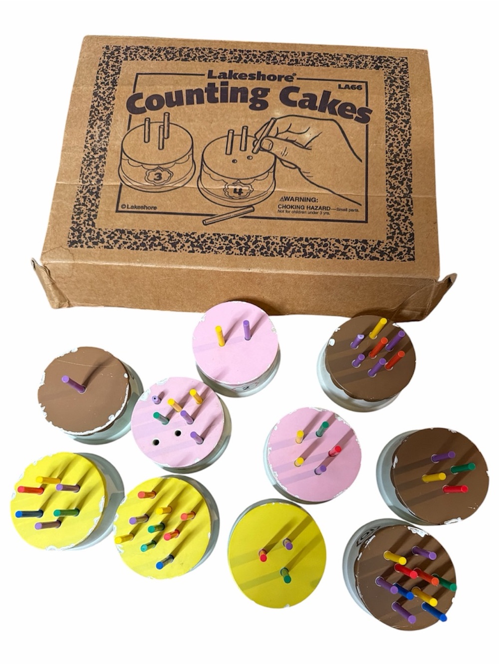 Lakeshore Counting Cakes Toy Set - Multicolor